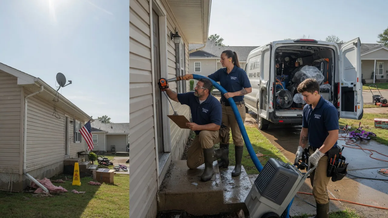 Ceiling Water Damage Restoration in Warsaw, KY near me